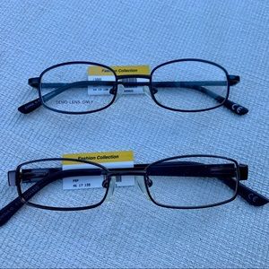 2 kids, small eyeglass frames. New w demo lenses, metal eyeglasses